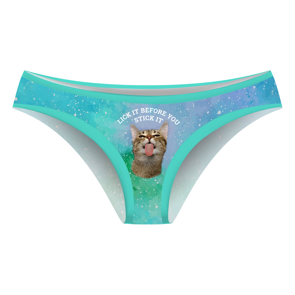 Buy Lick It Before You Stick It Panty Space Cat Trippy Funny
